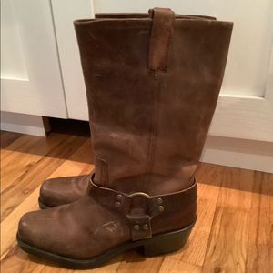 Mossimo Supply Co Leather Harness Boots size 9.5